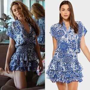 Misa Eloisa Dress Tile Print